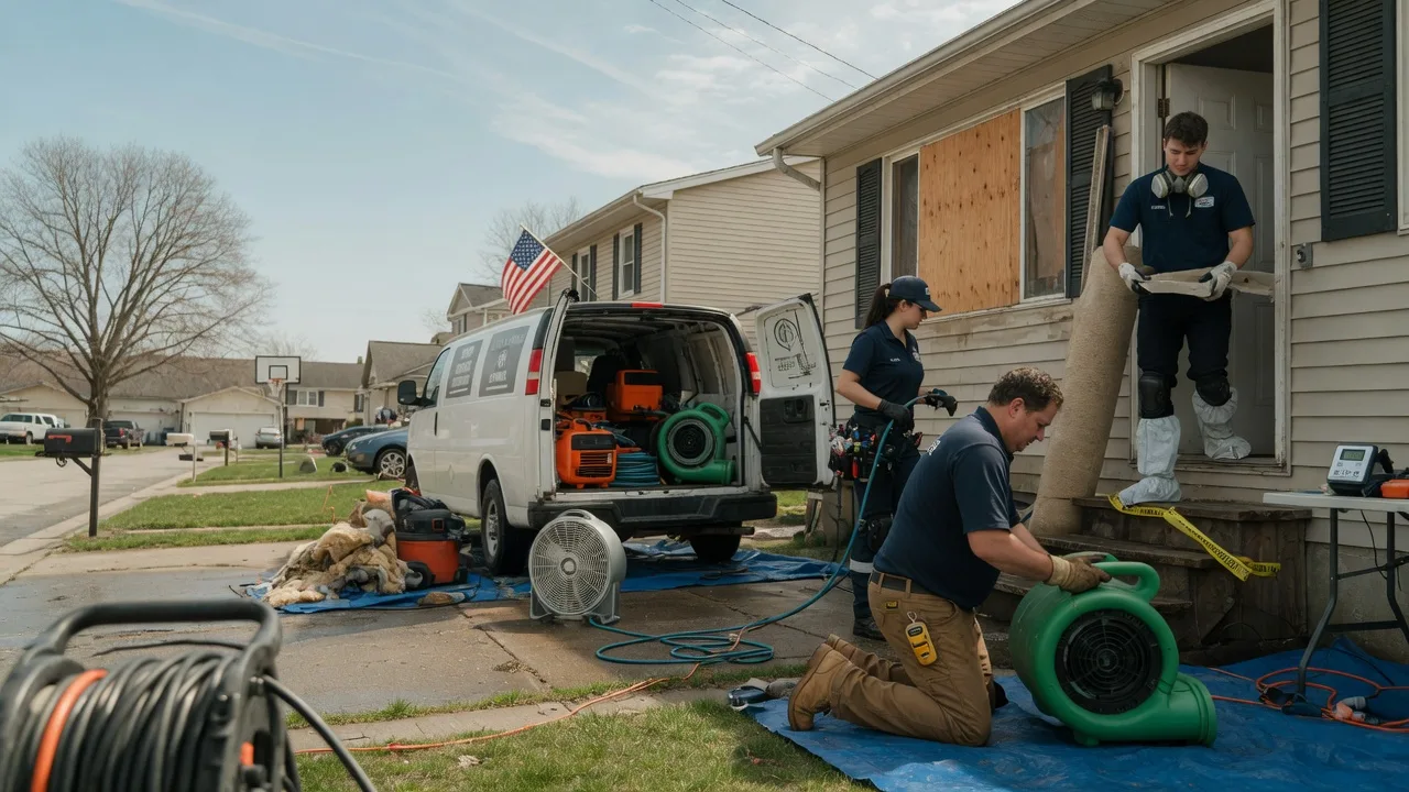 Water Damage Restoration in Blue Grass, IA near me